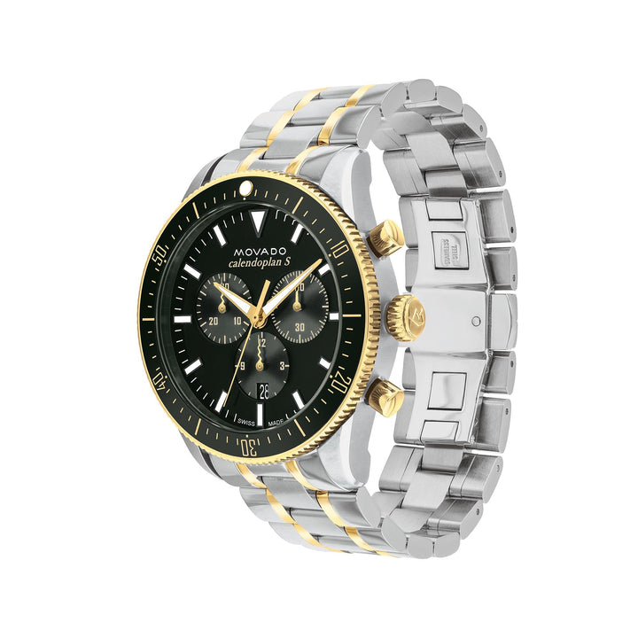 Movado Bold Men's Watch Silver Tone Case Quartz