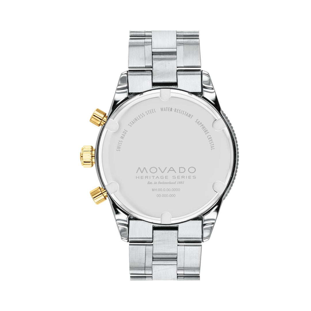 Movado Bold Men's Watch Silver Tone Case Quartz