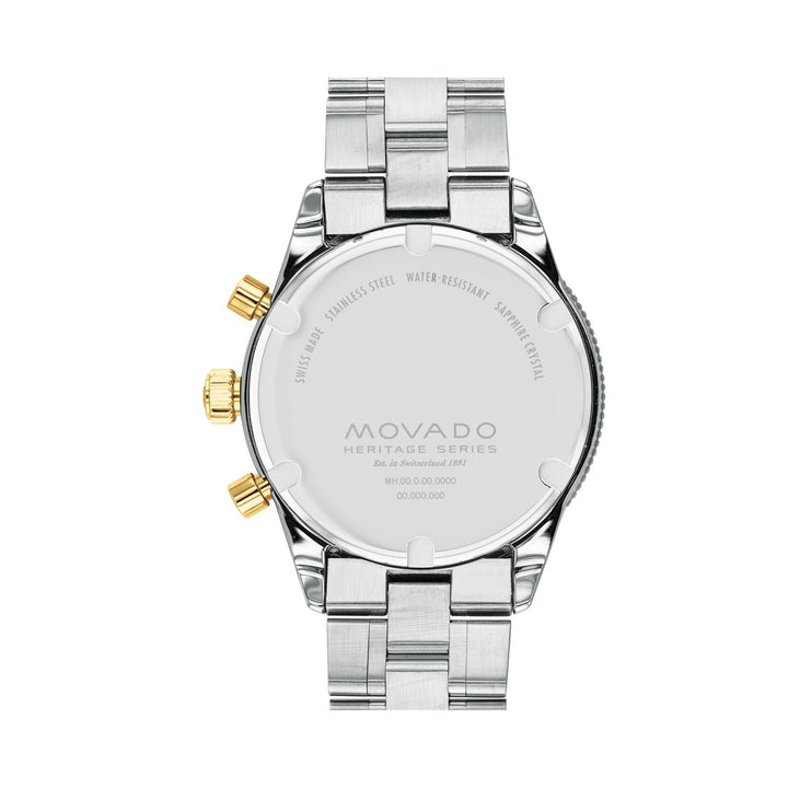 Movado Bold Men's Watch Silver Tone Case Quartz