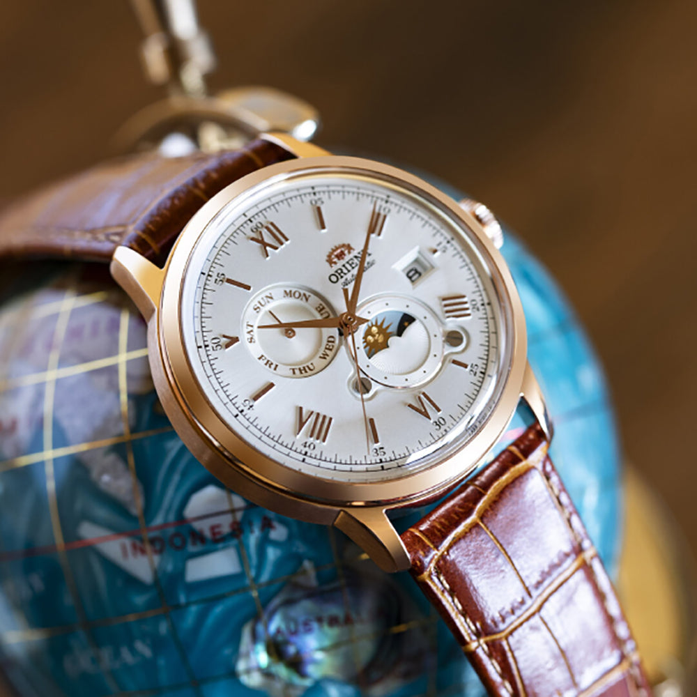 ORIENT CLASSIC SUN &amp; MOON AUTOMATIC GENTS WATCH