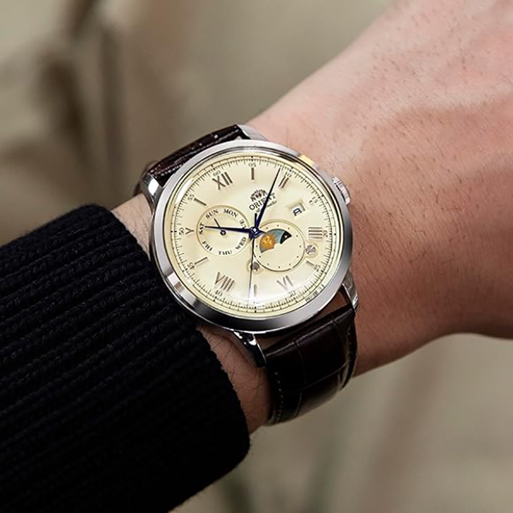 ORIENT CLASSIC SUN &amp; MOON AUTOMATIC GENTS WATCH