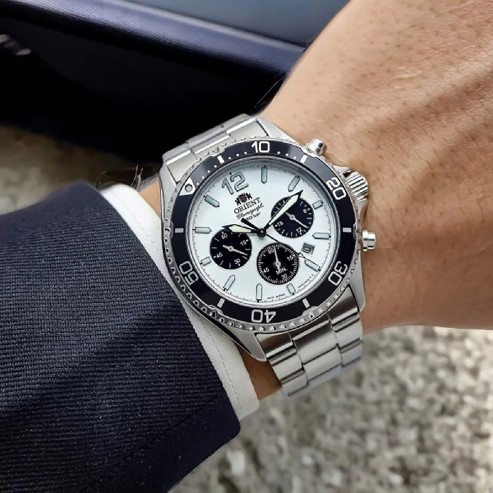 ORIENT SPORTS MAKO CHRONO SOLAR GENTS WATCH