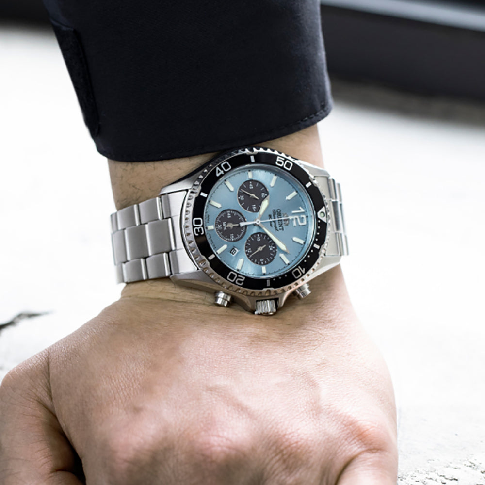 ORIENT SPORTS MAKO CHRONO SOLAR GENTS WATCH