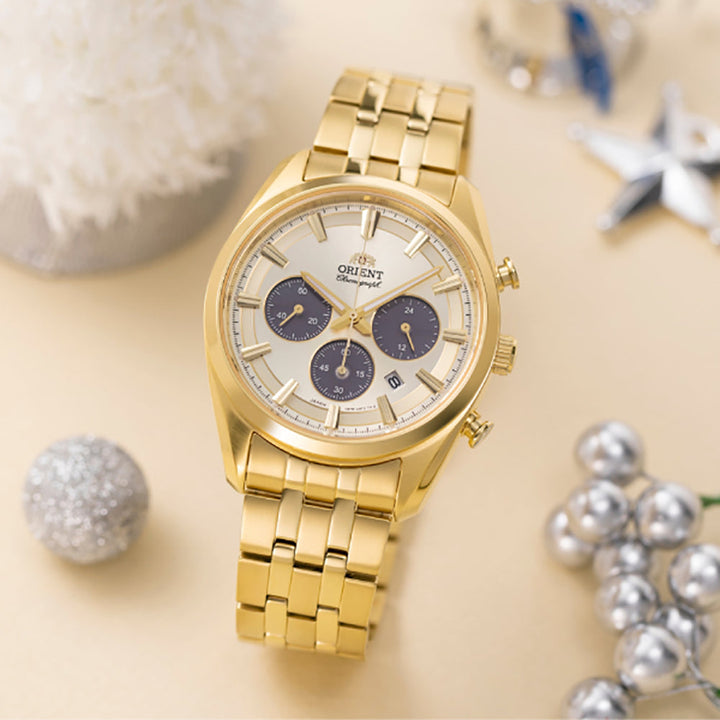 ORIENT CONTEMPORARY SOLAR CHRONO GENTS WATCH