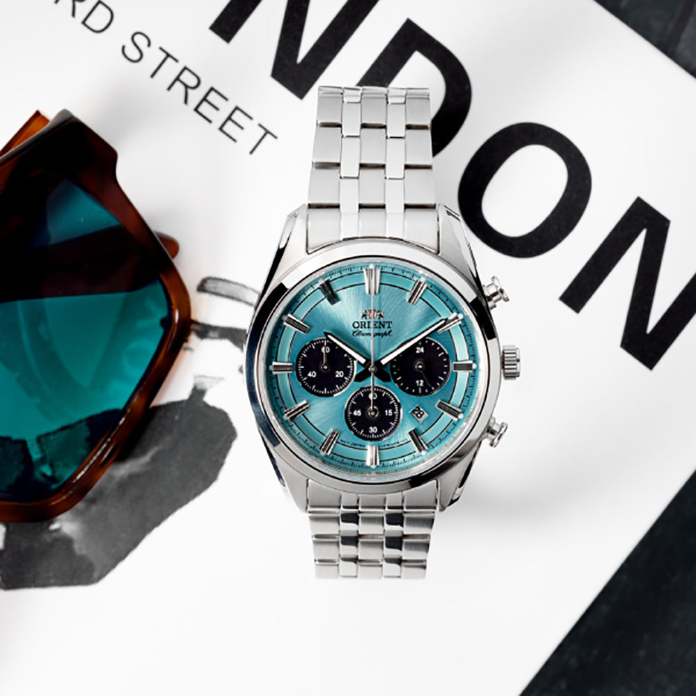 ORIENT CONTEMPORARY SOLAR CHRONO GENTS WATCH