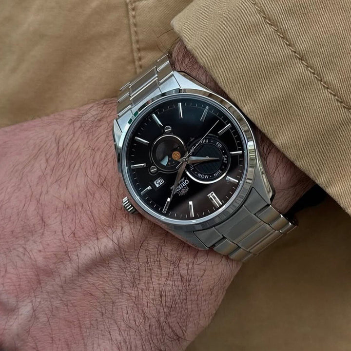 Orient Contemporary Stretto Sun &amp; Moon Automatic Gents Watch