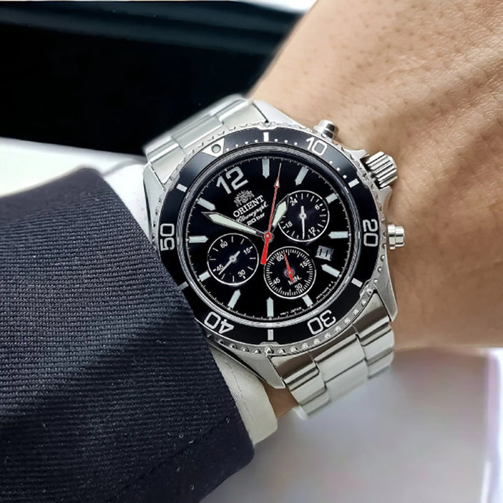 ORIENT SPORTS MAKO CHRONO SOLAR GENTS WATCH