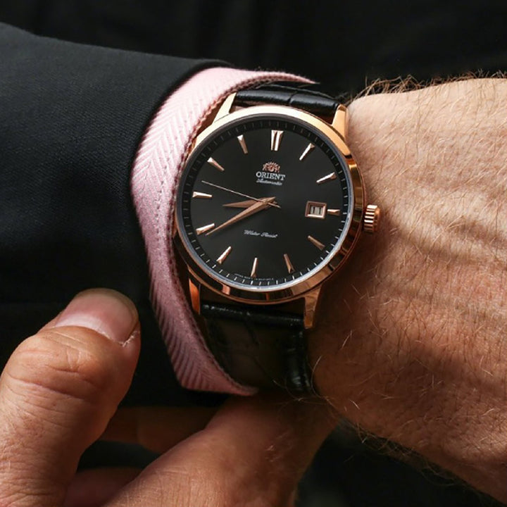 ORIENT CLASSIC BAMBINO GENTS ROSE GOLD AUTOMATIC WATCH