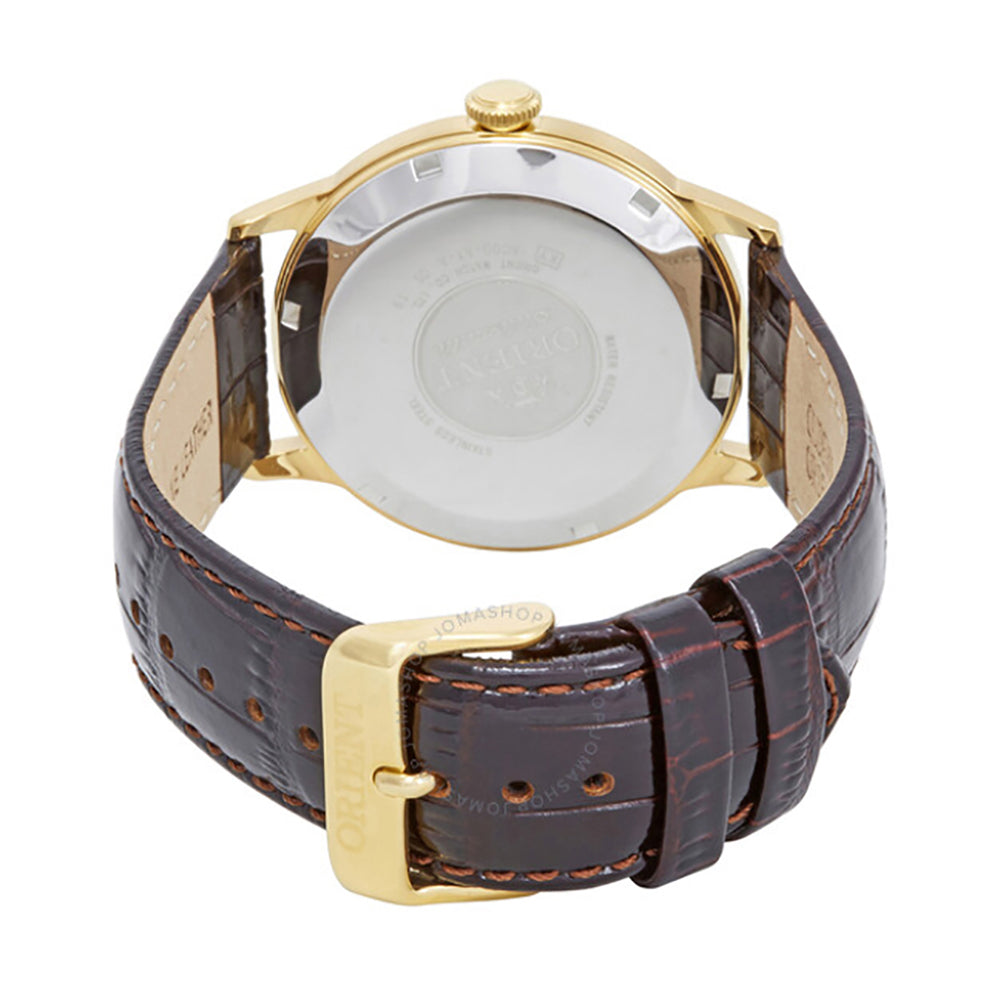 ORIENT CLASSIC BAMBINO GENTS GOLD-PLATED AUTOMATIC WATCH