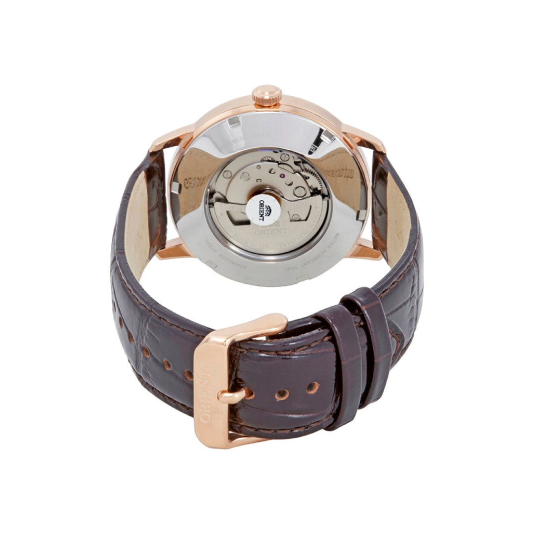 Orient Contemporary Open-heart Rose-gold Automatic Gents Watch