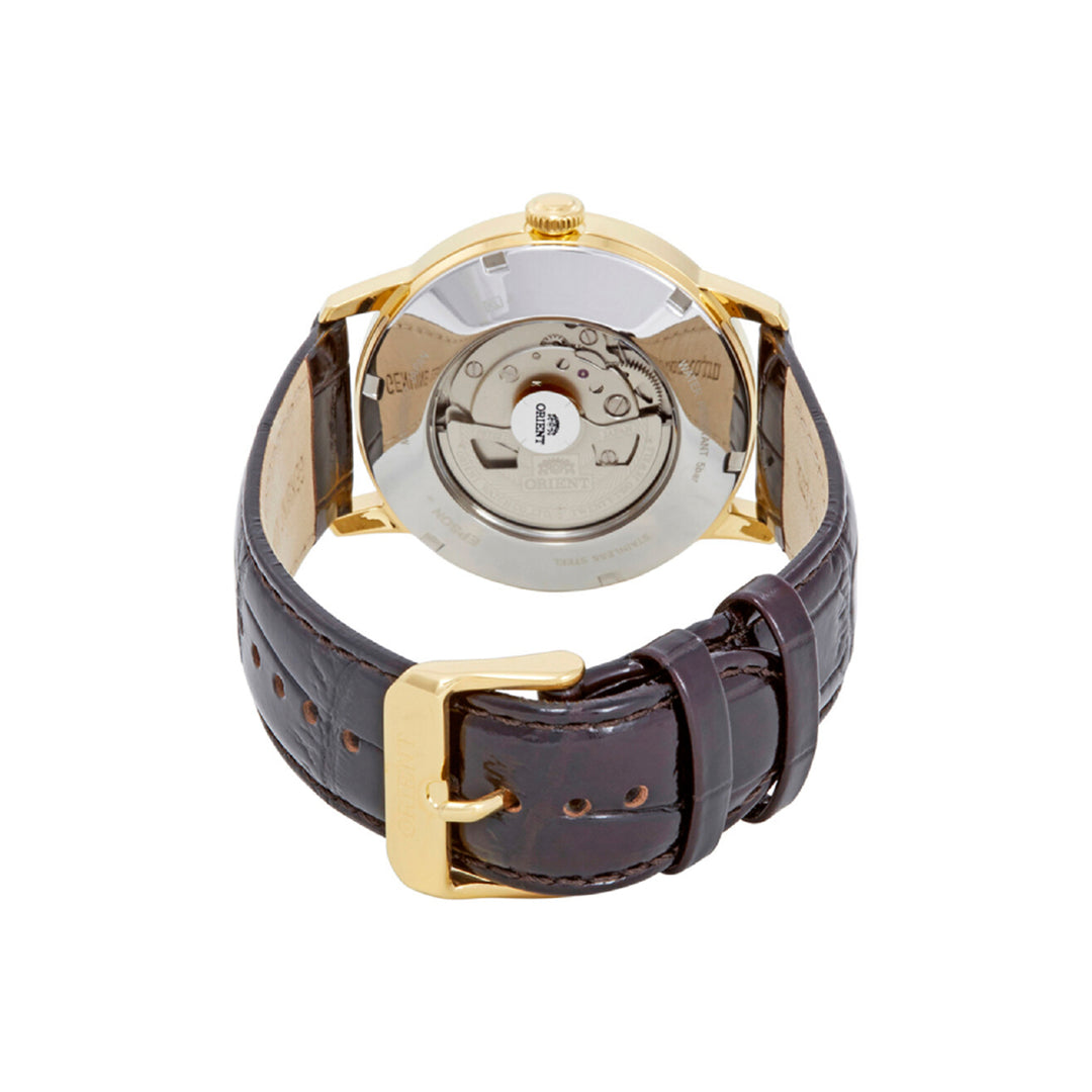 Orient Contemporary Open-heart Gold-tone Automatic Gents Watch