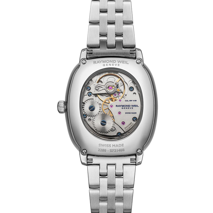 RAYMOND WEIL TOCCATA HERITAGE BLUE DIAL MECHANICAL BRACELET WATCH