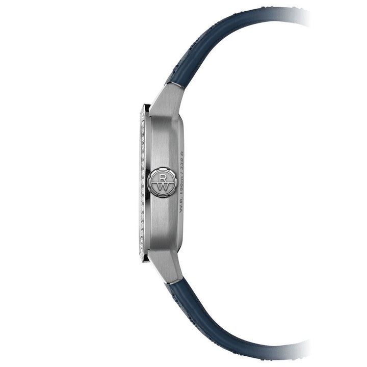 Raymond Weil Freelancer Women's Automatic Blue Dial Leather Watch 34.5mm