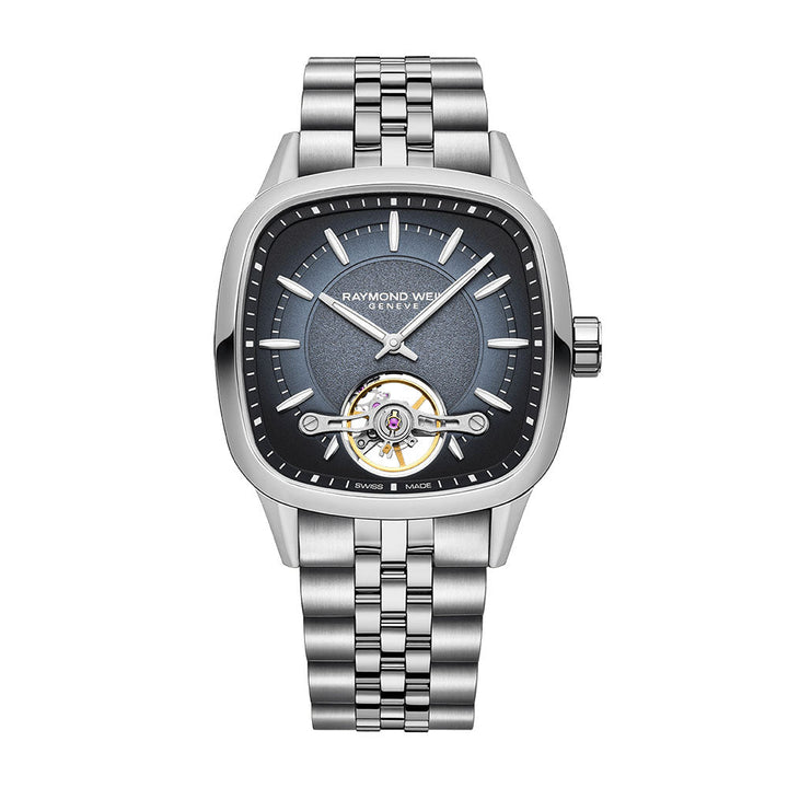 Raymond Weil Freelancer Calibre RW1212 Men’s Automatic Blue Steel Watch 40mm