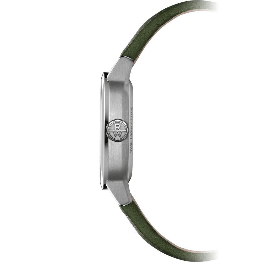 Raymond Weil Freelancer Calibre RW1212 Men’s Automatic Green Leather Strap Watch 40mm