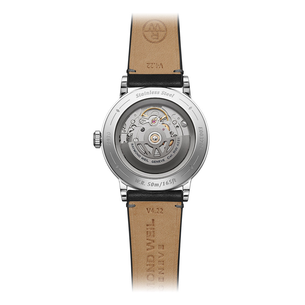 Raymond Weil Millesime Stainless Steel Case Anthracite Sector Dial Automatic Watch