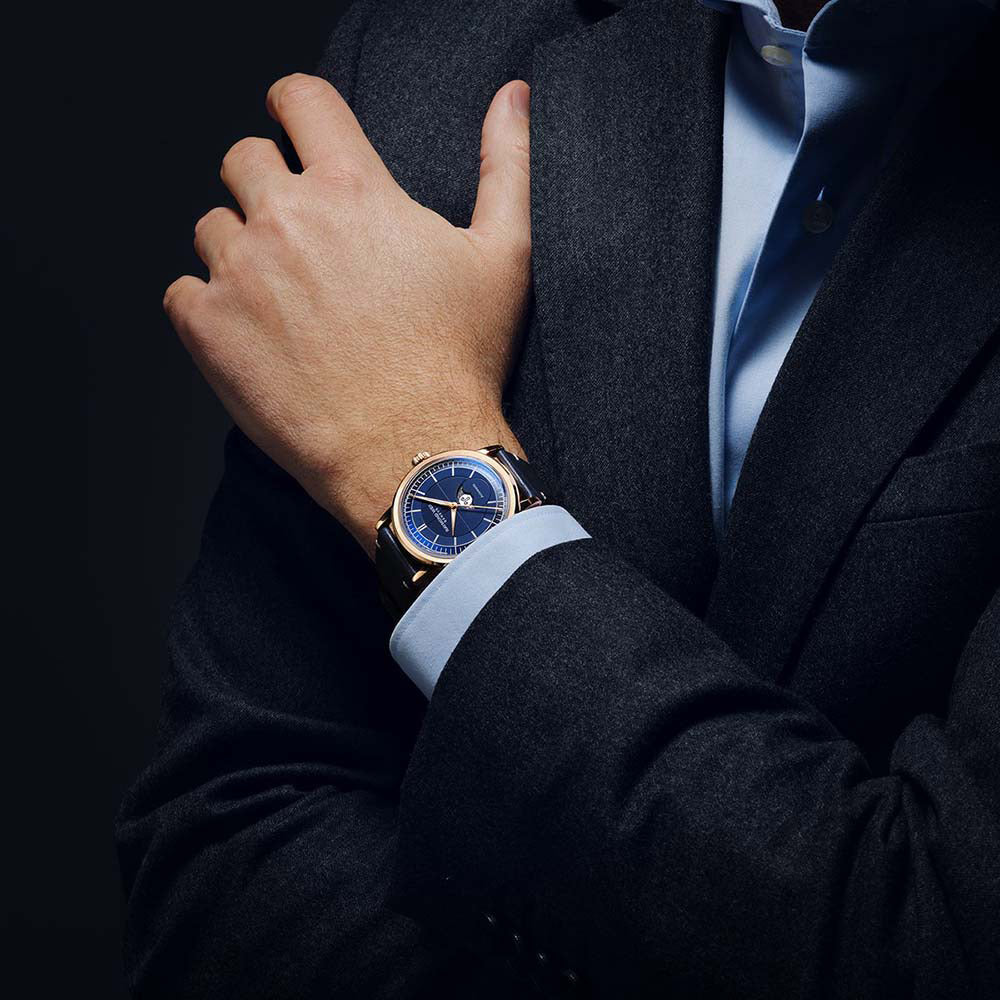 Raymond Weil Millesime Stainless Steel Case Midnight Blue Sector Dial Automatic Watch