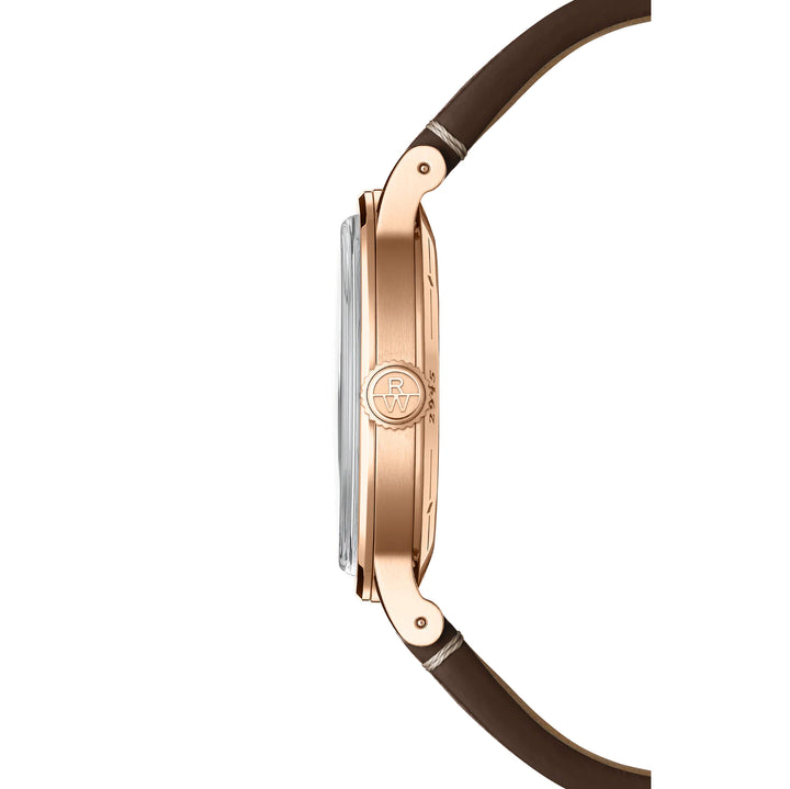 RAYMOND WEIL MILLESIME AUTOMATIC MOON PHASE BROWN DIAL WATCH
