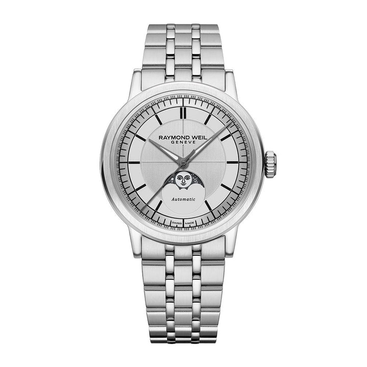 Raymond Weil Millesime Stainless Steel Case Silver Sector Dial Automatic Watch