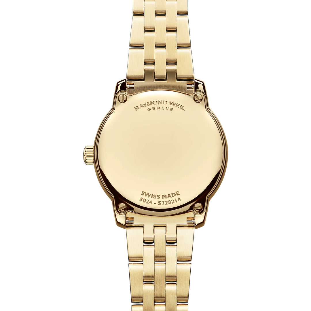 RAYMOND WEIL TOCCATA LADIES CLASSIC GOLD DIAL QUARTZ WATCH