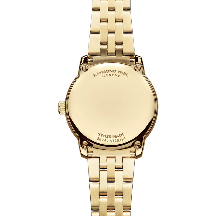 RAYMOND WEIL TOCCATA LADIES CLASSIC GOLD DIAL QUARTZ WATCH