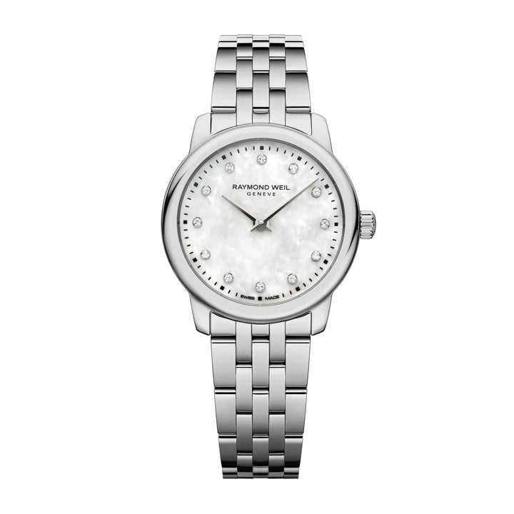 RAYMOND WEIL TOCCATA LADIES CLASSIC STAINLESS STEEL DIAMOND QUARTZ WATCH