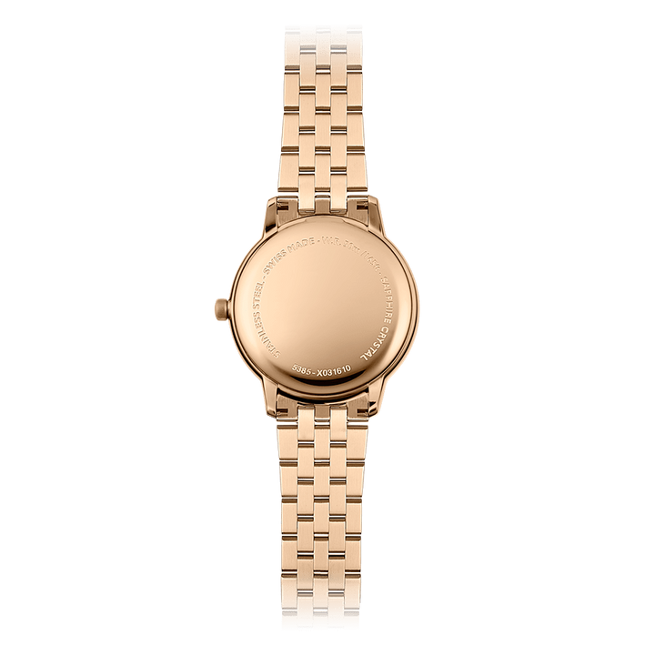 Raymond Weil Toccata Ladies Rose Gold PVD 80 Diamonds Quartz Watch 34mm