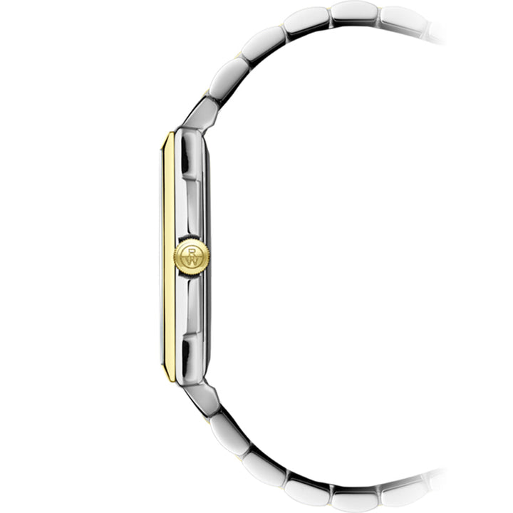 Raymond Weil Men's Toccata Classic Rectangular Two Tone Bracelet Mother of Pearl Dial Diamond Watch