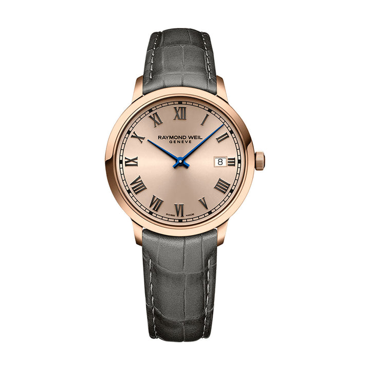 Raymond Weil Toccata Men's Classic Dial Leather Quartz Watch 39mm