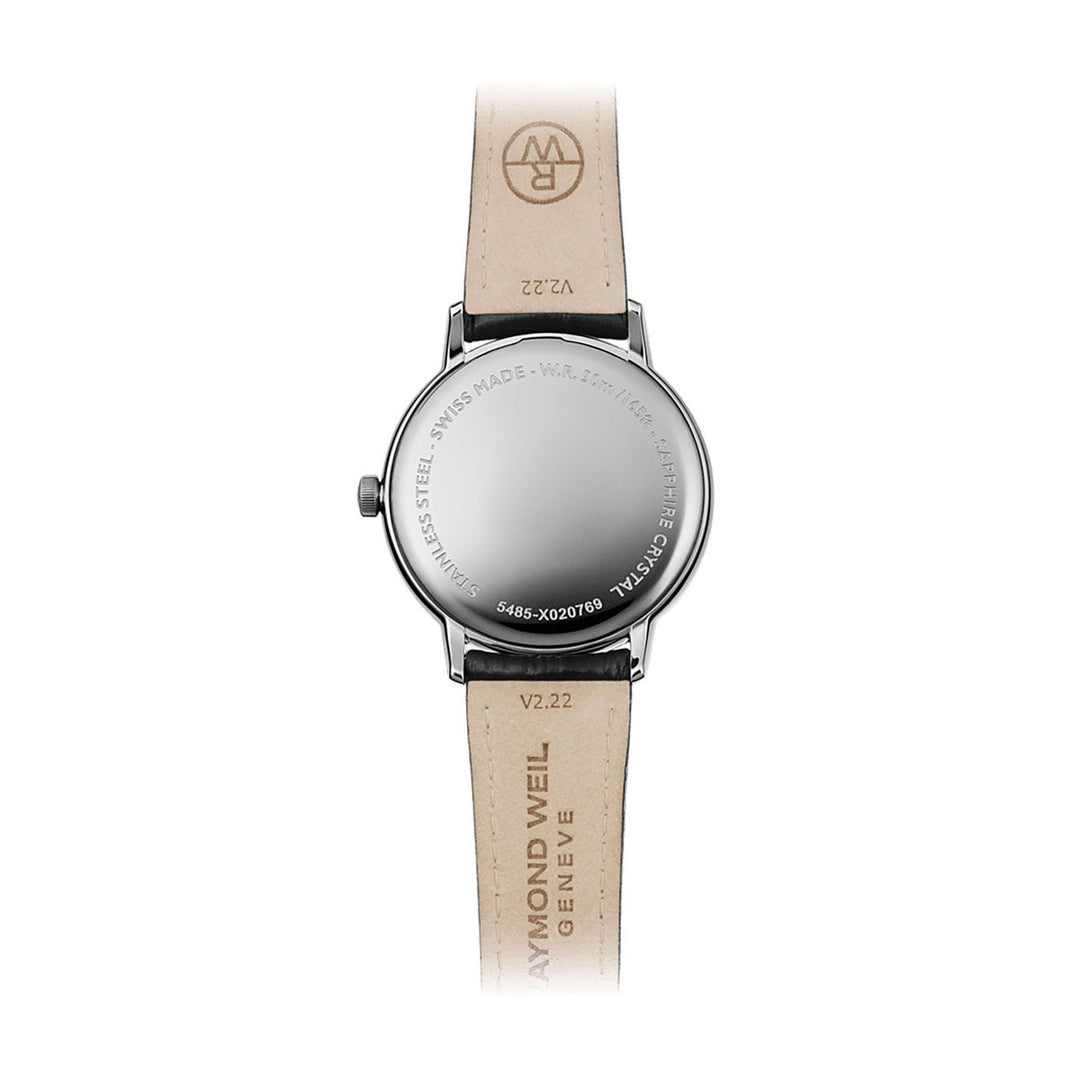 Raymond Weil Toccata Men's Classic White Dial Leather Quartz Watch 39mm