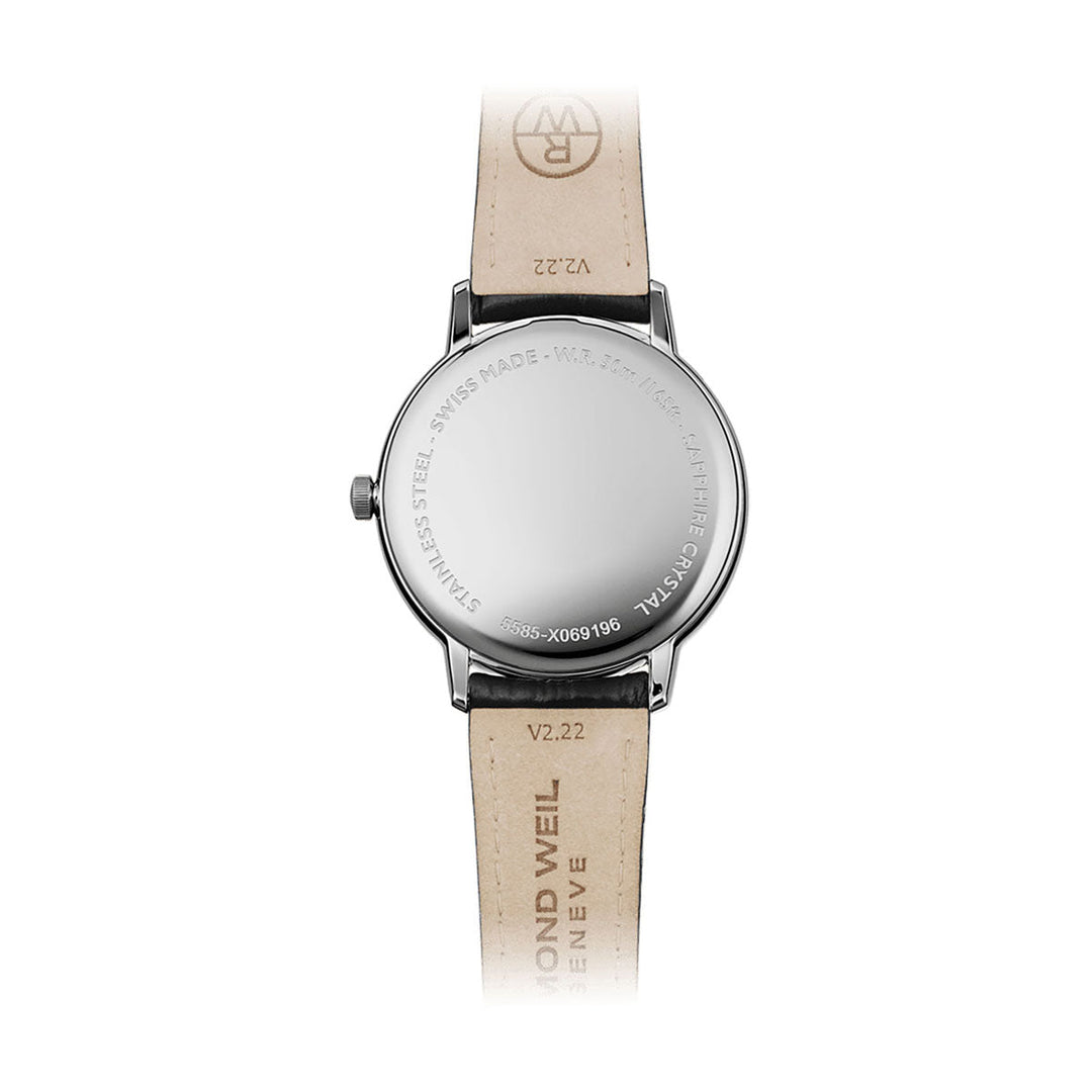 Raymond Weil Toccata Men's Classic White Dial Leather Quartz Watch 42mm