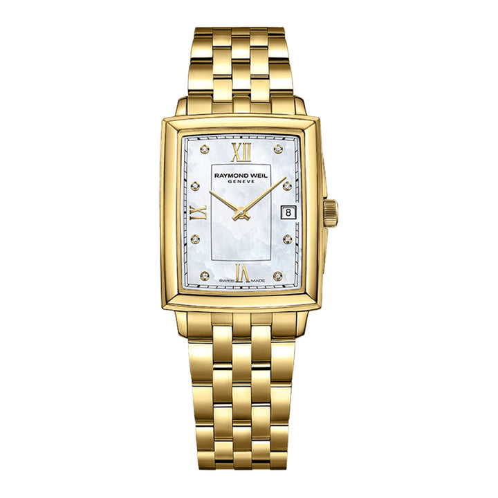 Raymond Weil Toccata Women's Quartz Gold Bracelet Diamond Mother of Pearl Dial Watch