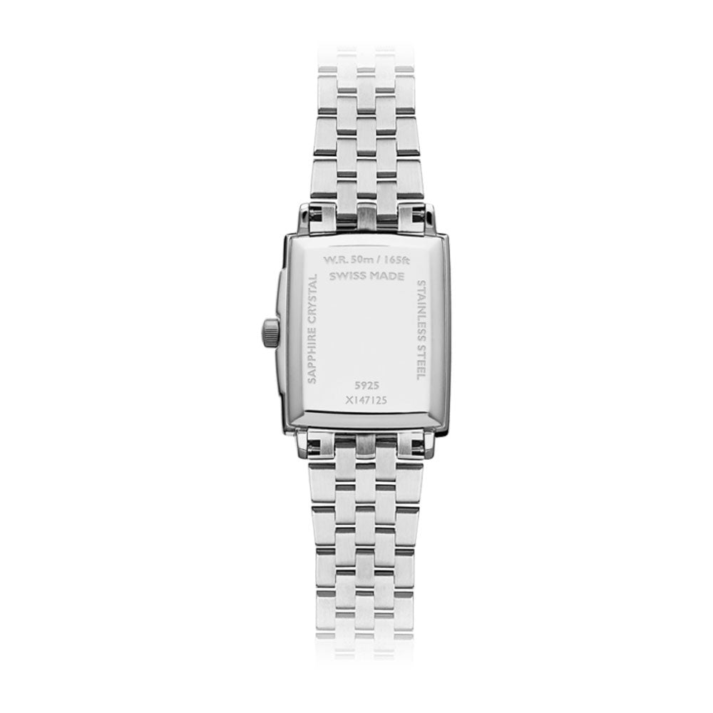 Raymond Weil Women's Toccata Steel Bracelet Black Dial Diamond Watch