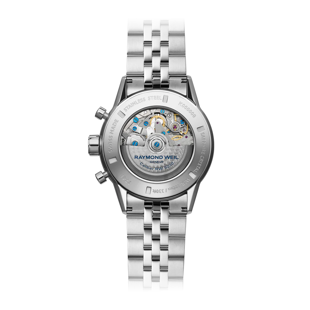 Raymond Weil Freelancer Men's Automatic Chronograph Bracelet Watch 43.5mm
