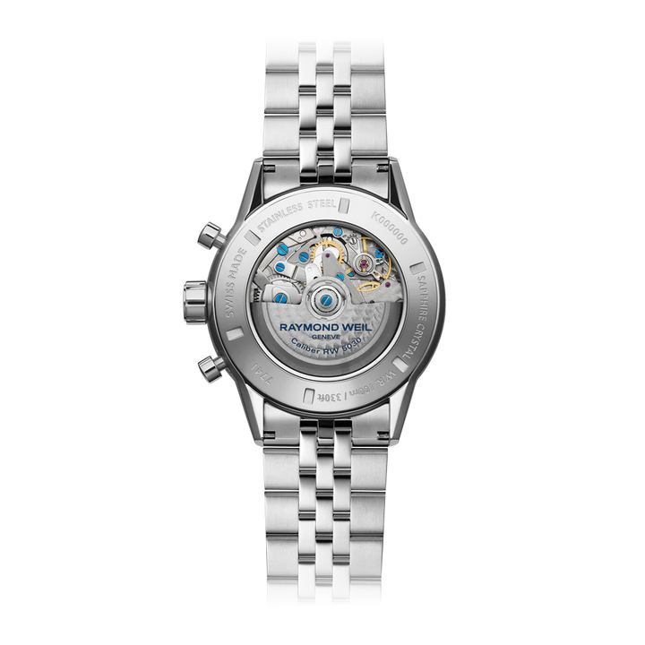 Raymond Weil Freelancer Men's Automatic Chronograph Bracelet Watch 43.5mm