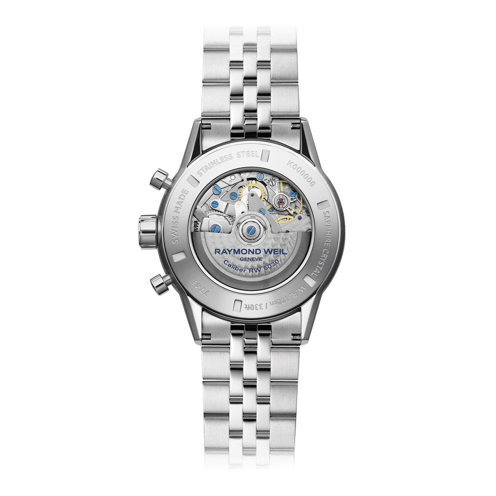 Raymond Weil Freelancer Stainless Steel Case Green Dial Automatic Watch