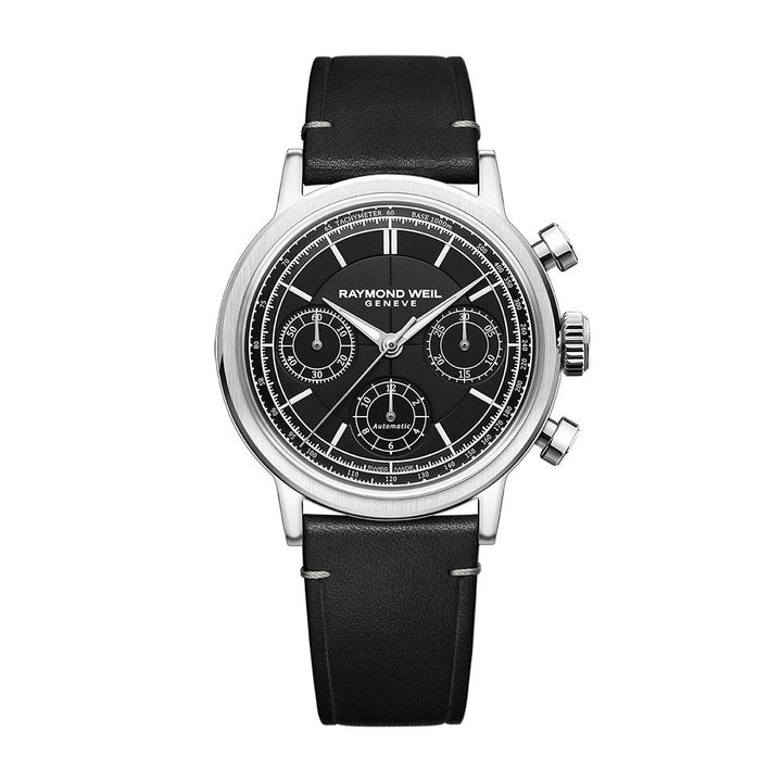 Raymond Weil Millesime Stainless Steel Case Black Dial Automatic Watch