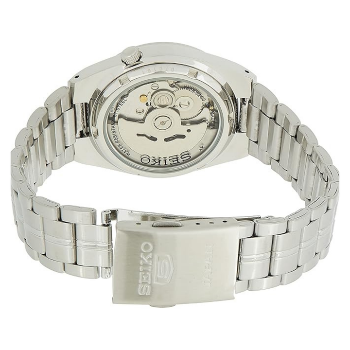 Seiko Men's Blue Dial Stainless Steel Band Watch - SNK563J1