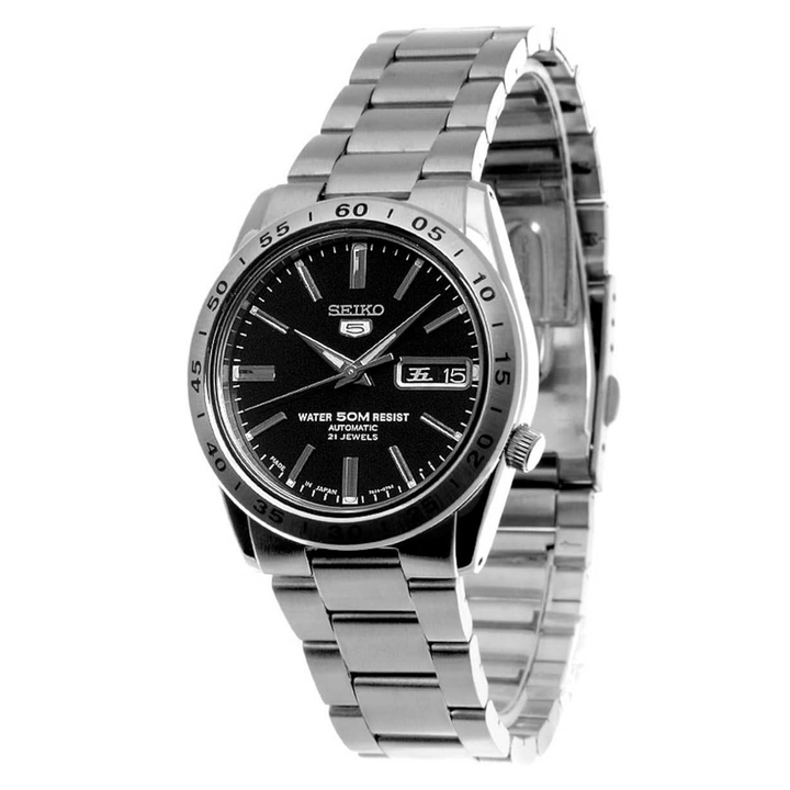 Seiko 5 Automatic Black Dial Men's Watch SNKE01J1