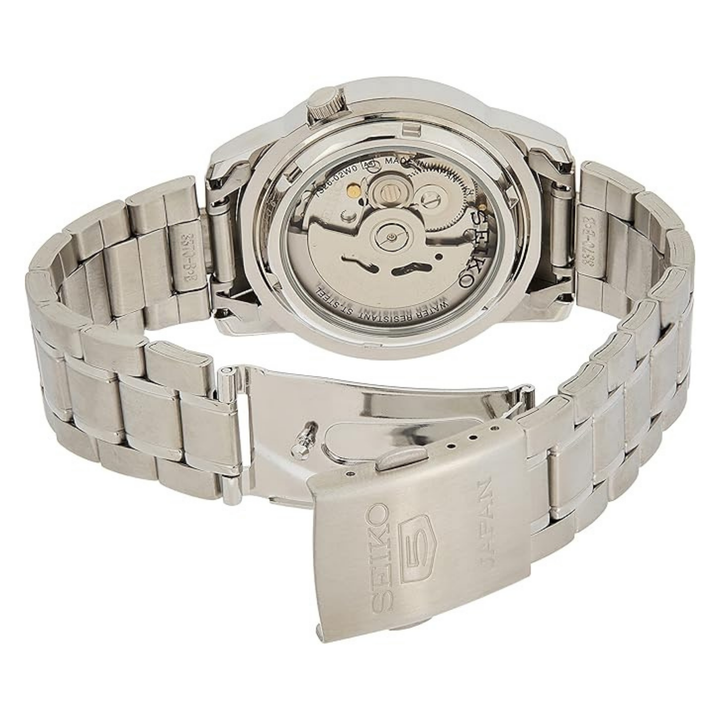 Seiko Men's Series 5 Automatic Watch, Blue, SNKE51J1, Silver