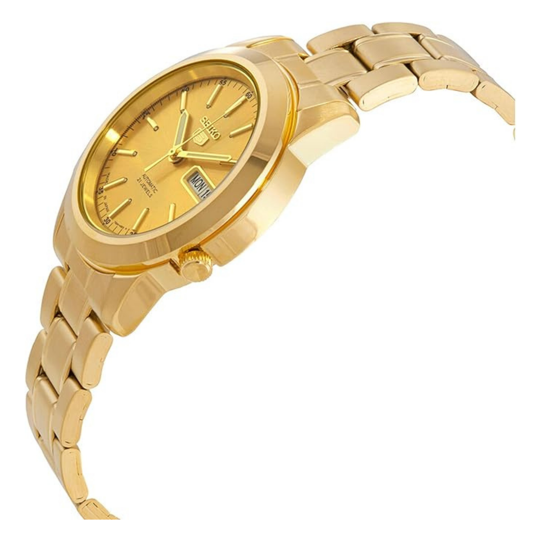 Seiko Men's Automatic Watch, Analog Display And Stainless Steel Strap Snke56J1