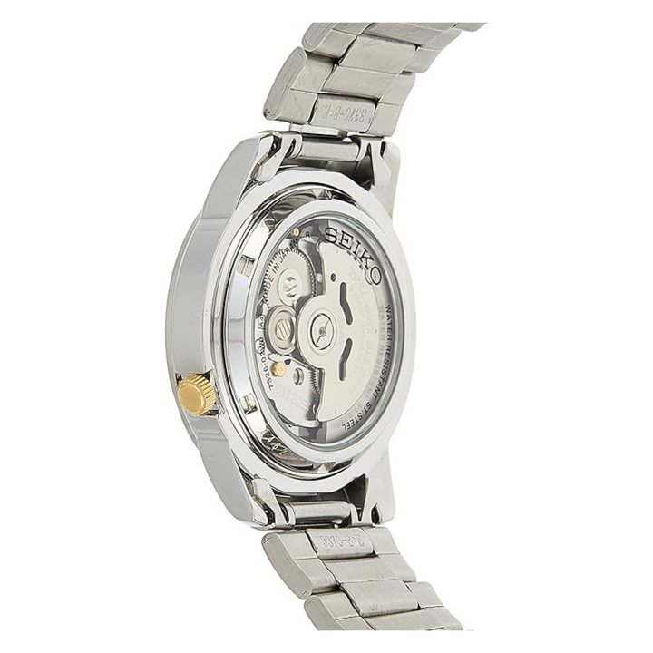 Seiko men's automatic watch, analog display and stainless steel strap snkk07j1