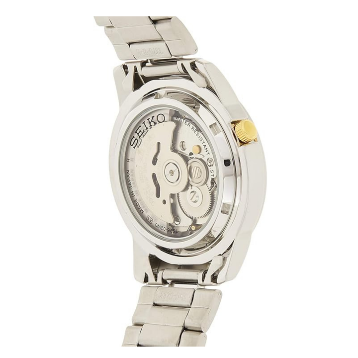 Seiko Men's Silver Stainless Steel Band Watch - SNKK09J1