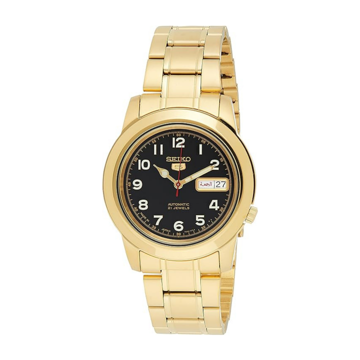 Seiko Men's Seiko 5 Automatic Watch With Analog Display And Stainless Steel Strap Snkk40J1