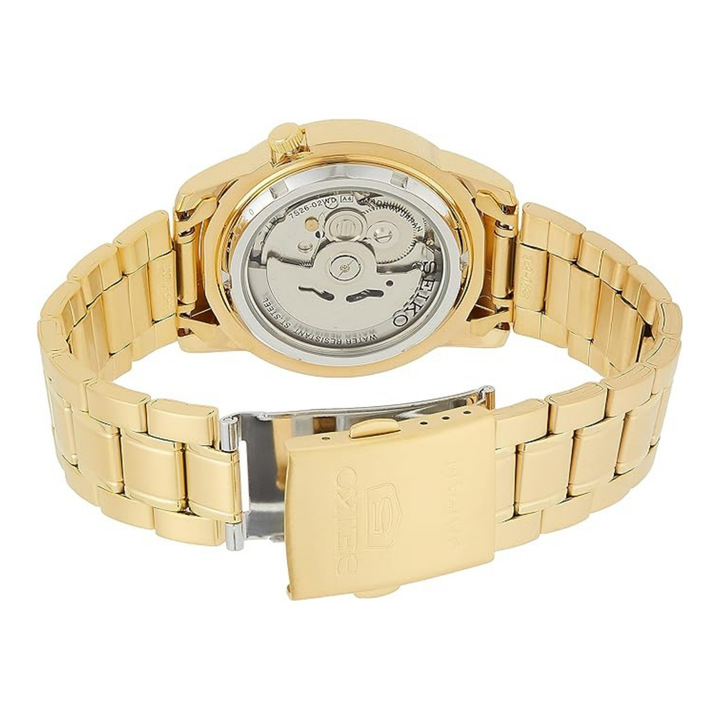 Seiko Men's Seiko 5 Automatic Watch With Analog Display And Stainless Steel Strap Snkk40J1