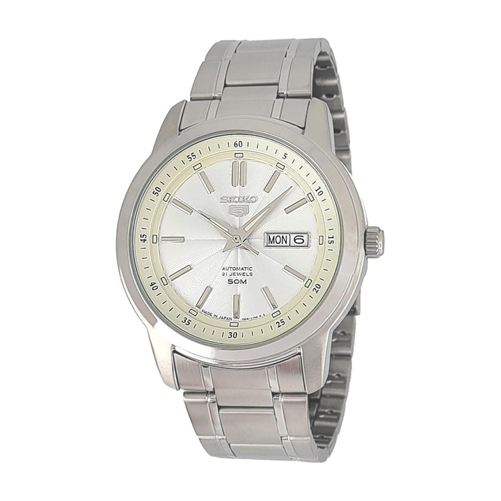 Seiko Watch for Men, Stainless Steel, SNKM83J, silver, casual