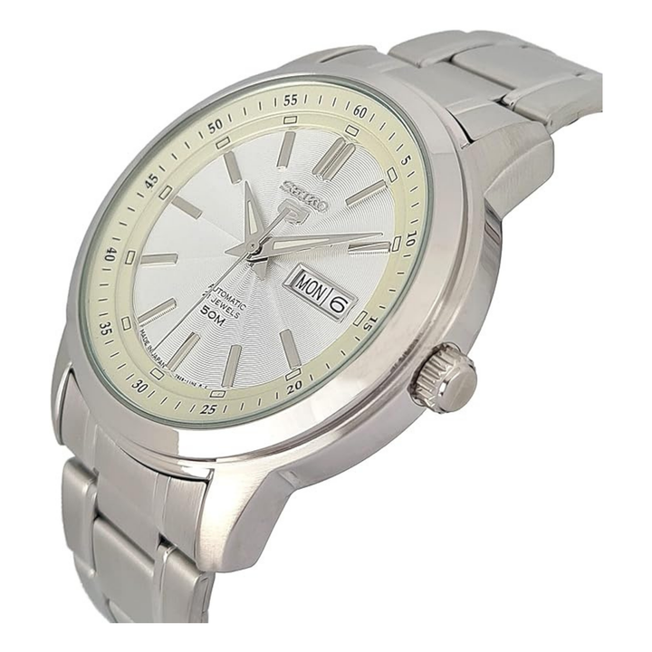 Seiko Watch for Men, Stainless Steel, SNKM83J, silver, casual