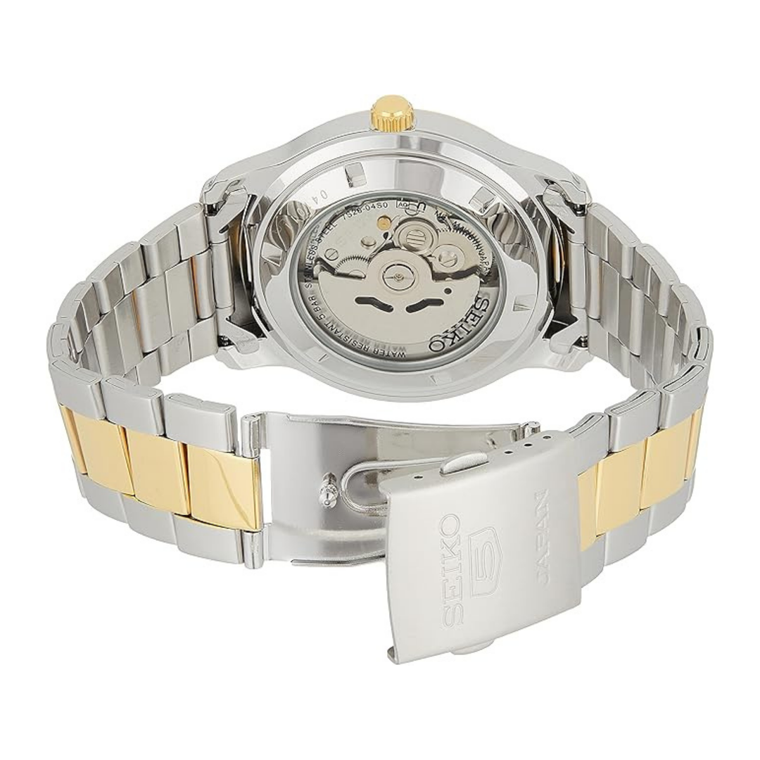 Seiko Men Automatic Watch With Analog Display And Stainless Steel Strap SNKp14J1, Silver