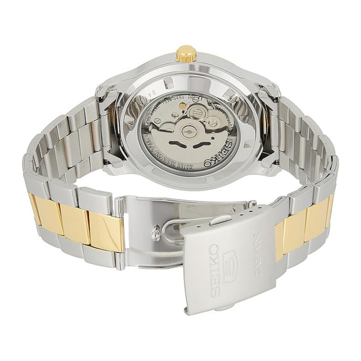 Seiko Men Automatic Watch With Analog Display And Stainless Steel Strap SNKp14J1, Silver