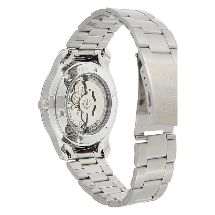Seiko Men's Seiko 5 Automatic Watch With Analog Display And Stainless Steel Strap Snkp15J1